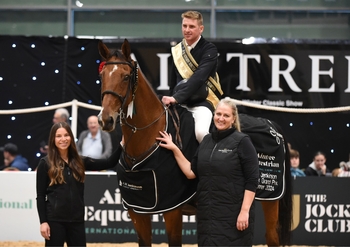 Joe Trunkfield lands the first Winter Grand Prix of the season at the AW Jenkinson Winter Classic at Aintree International Equestrian Centre 